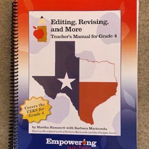 Empowering Writers Editing, Revising, and More Grade 4 Teacher's Manual